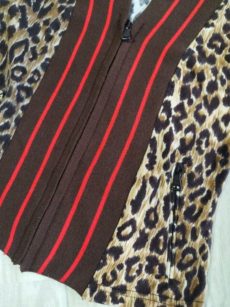 D&Gドルチェ&ガッバーナ 90's タンクトップ レオパード バックロゴ 美品