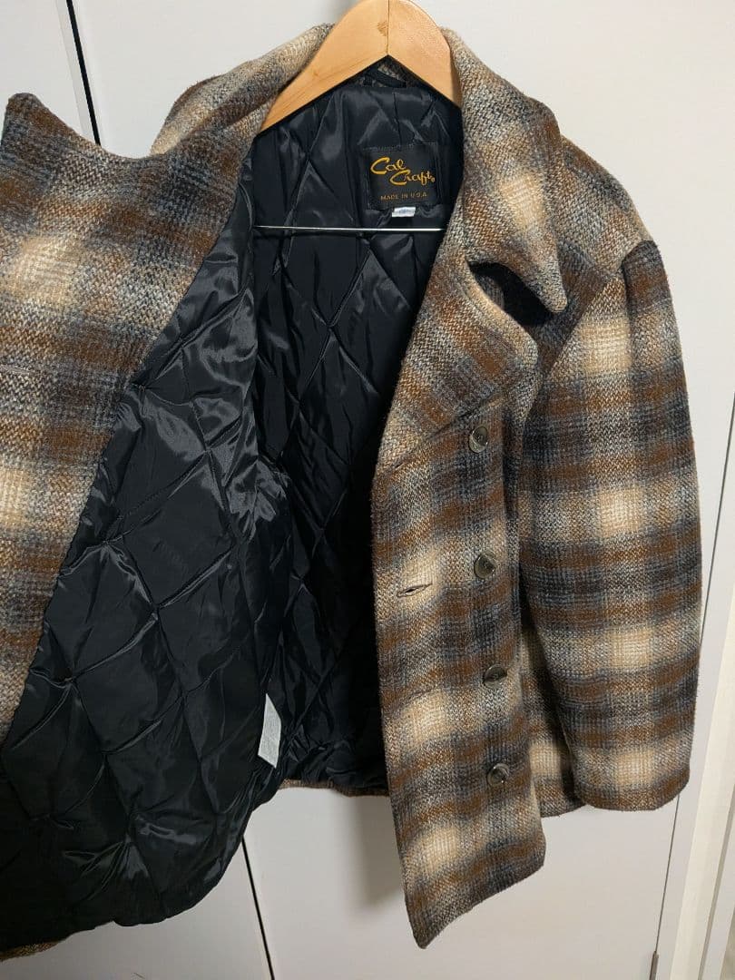 【90s USA製】Cal Craft Vintage Pコート