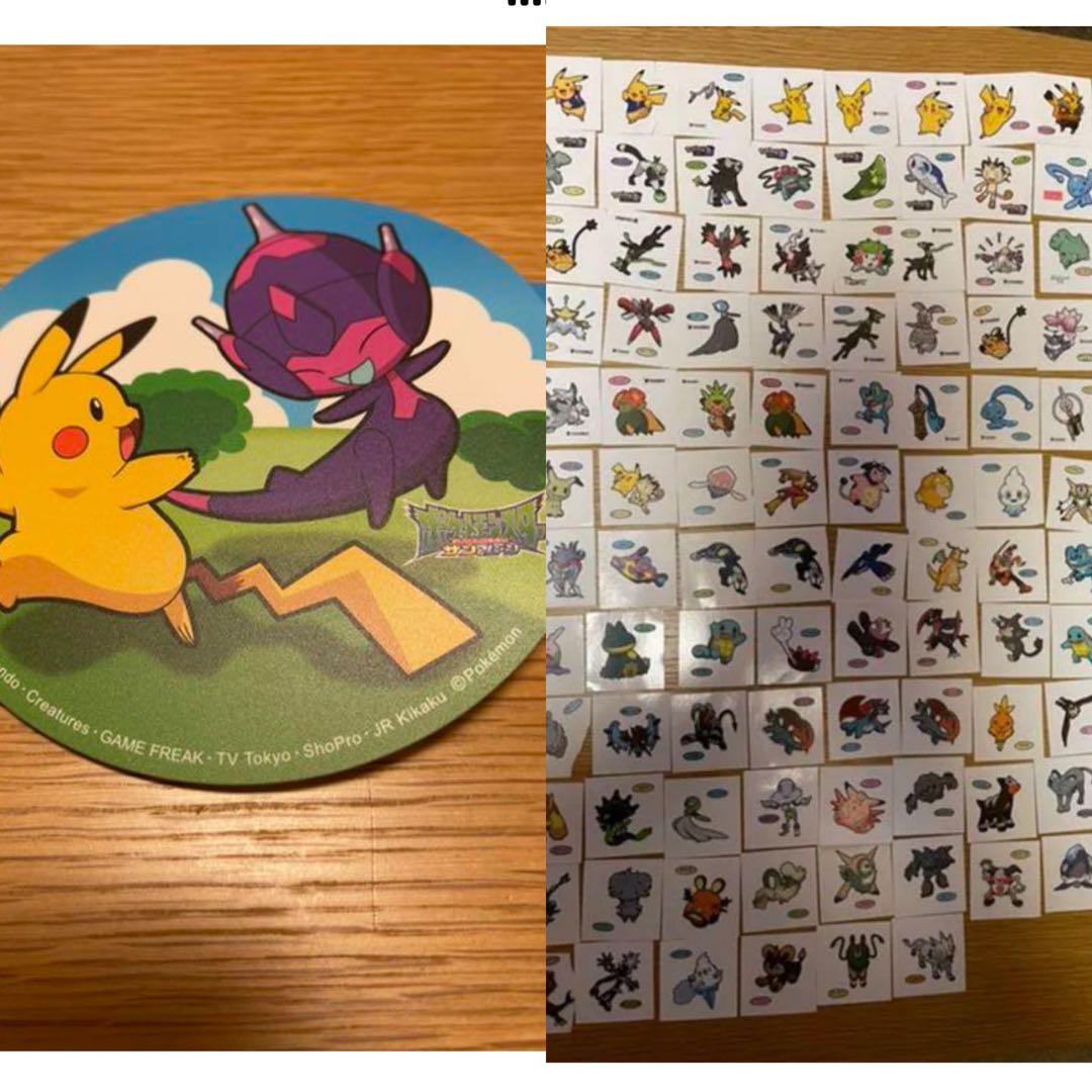 １０８枚バラ売り要相談　シール付　ホルダーXY ポケモンパン　ポケモンシール