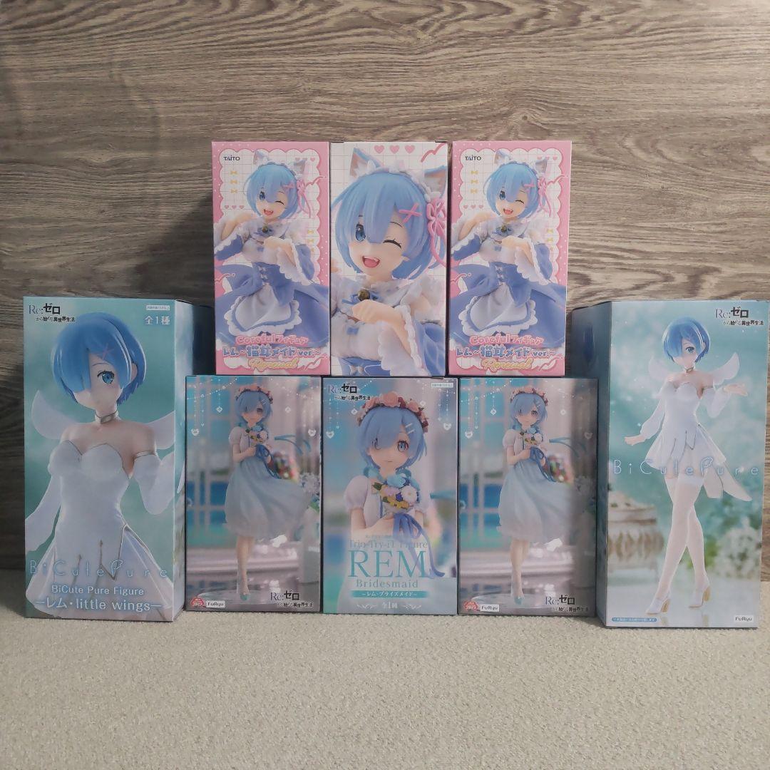 【特価】【まとめ売り】Re:ゼロ レム 8体セット　美少女　フィギュア