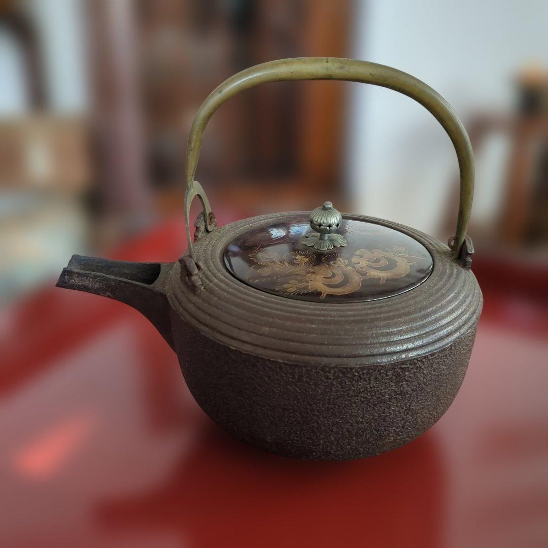 lucia　骨董 銚子 酒器 鉄 器 ＆　小鉢宝船　5つ