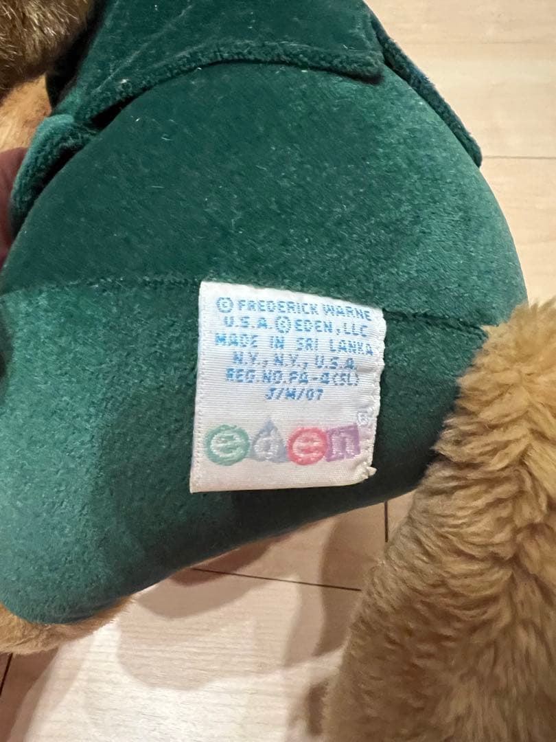 超希少　ピーターラビット　 brock mr.tod ぬいぐるみ