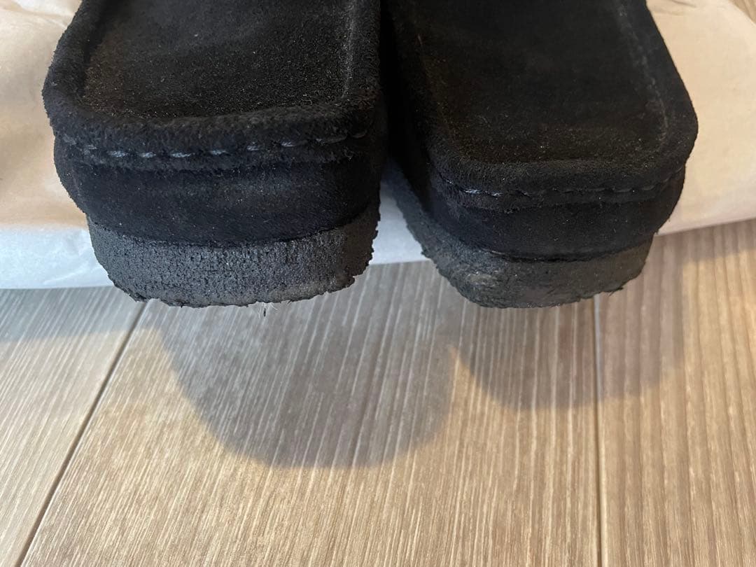 クラークス ワラビー ブラック スエード　43