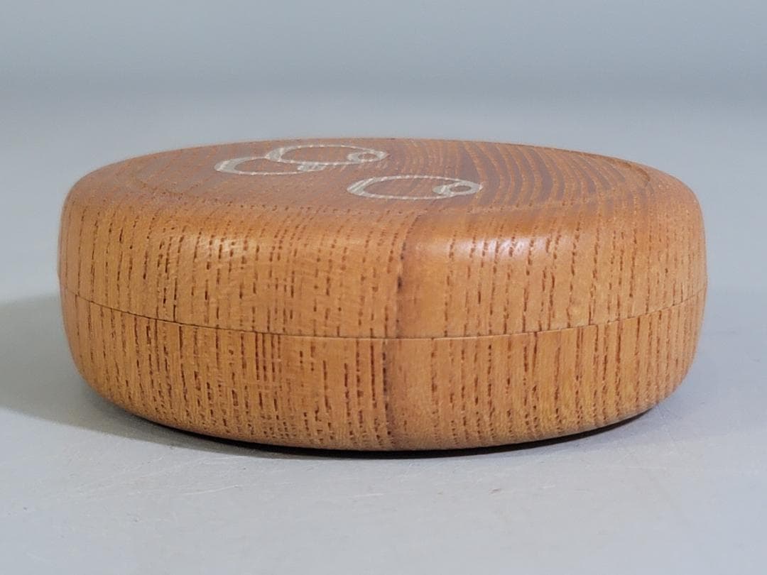不審庵 つぼつぼ香合 木地 木工芸 天然木