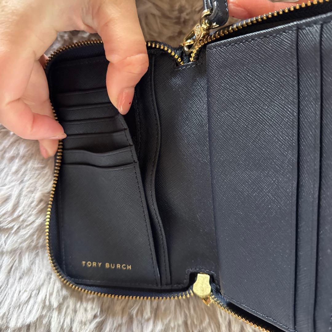 Tory Burch ブラック 二つ折り財布