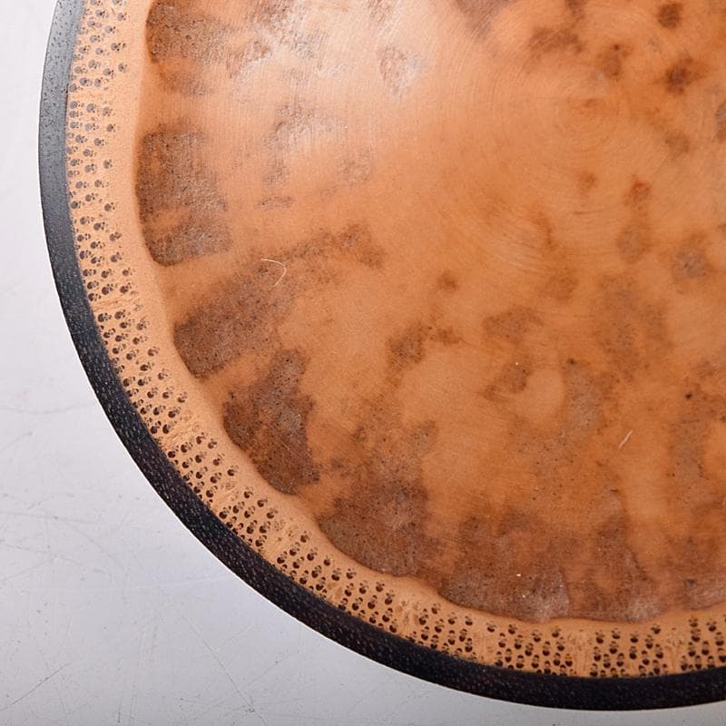 茶道具　畑幸春作　竹根丸香合　八幡宗豊極め箱　C　R7975