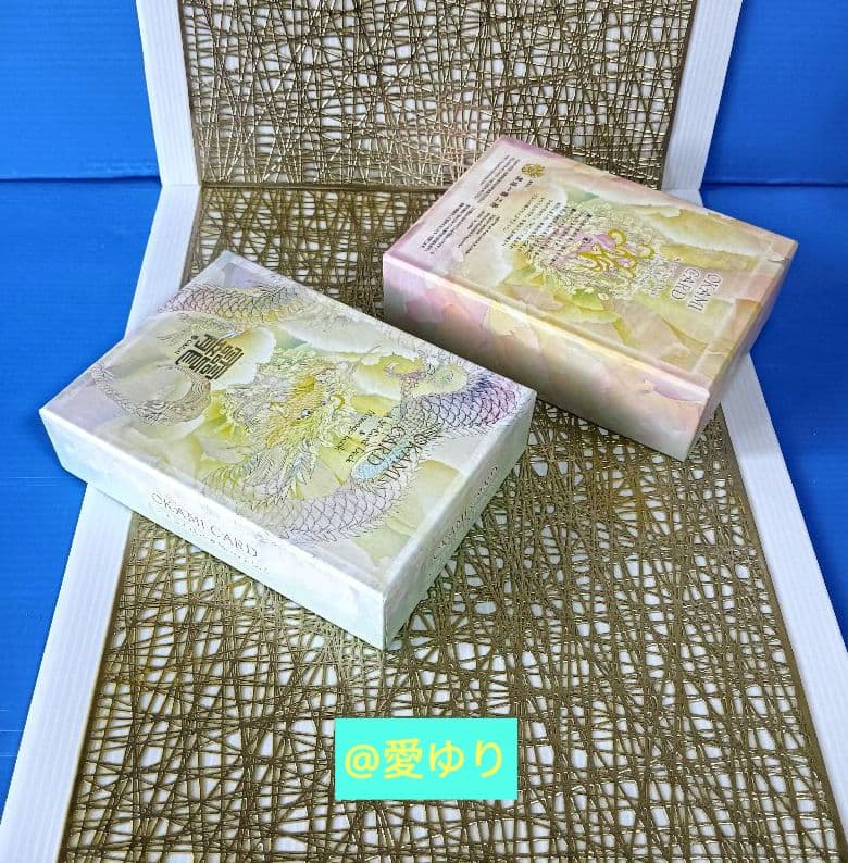 絶版✨貴重♦草場一壽《龍華５大》陶彩画カードデッキセット【龗⭐観音力】⭐額装３品