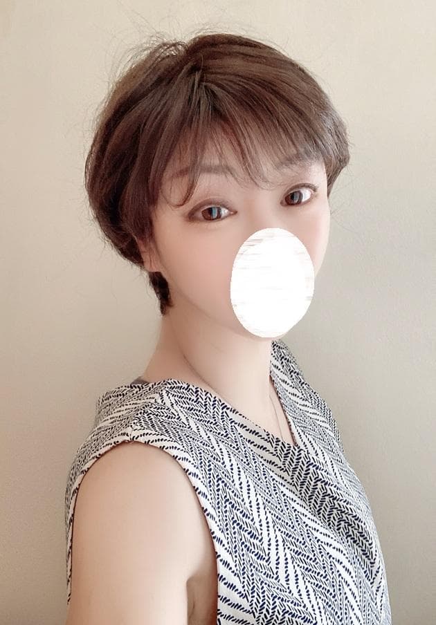 もんちゃん　マダムヒロコ　ハンドメイド　人毛MIX　ビューティフルショート