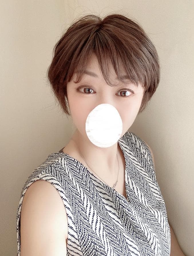 もんちゃん　マダムヒロコ　ハンドメイド　人毛MIX　ビューティフルショート