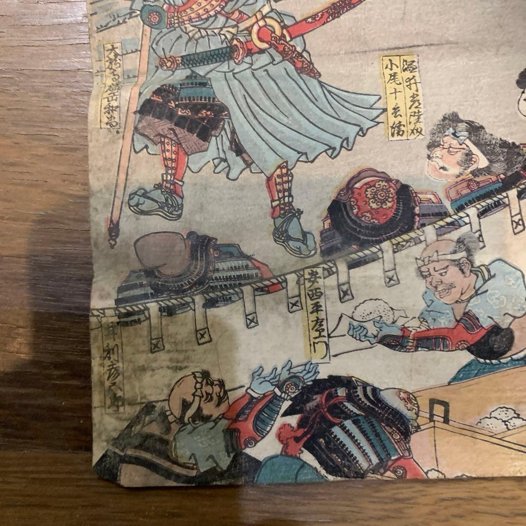 浮世絵和紙ですが印刷かもしれません