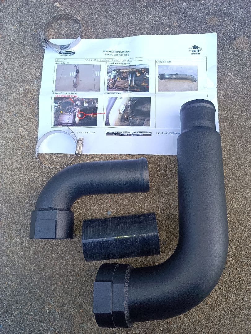 ターボチャージパイプ　フォルクスワーゲン　アウディea211 1.21.4tsi