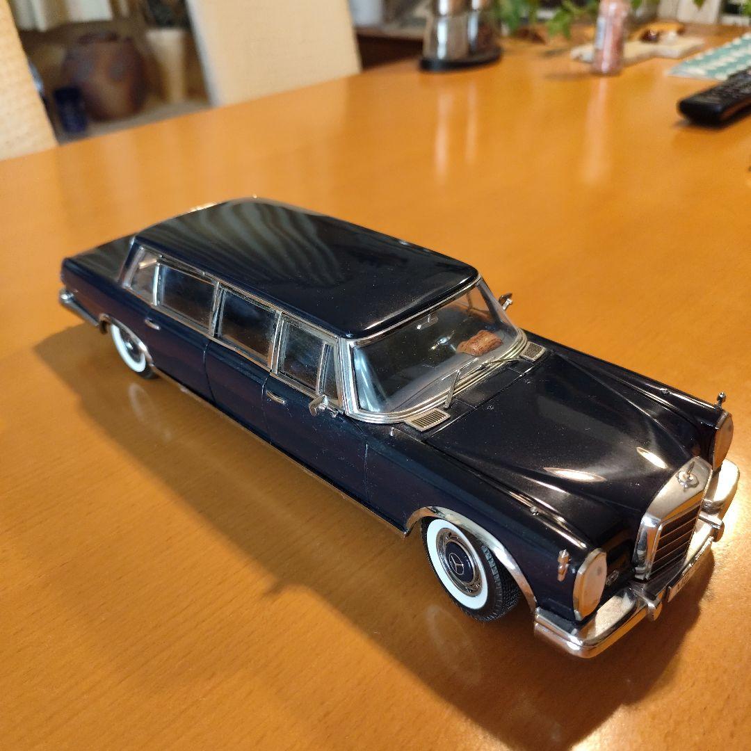 SunStar MB-600 ベンツ リムジン ネイビー 1/18