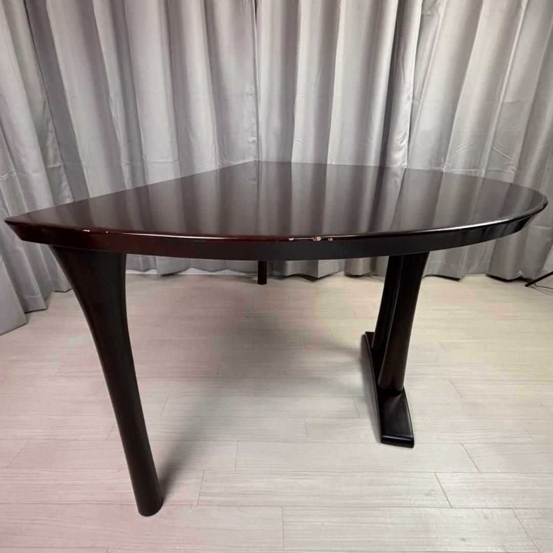 カリモク　半円　ダイニングテーブル