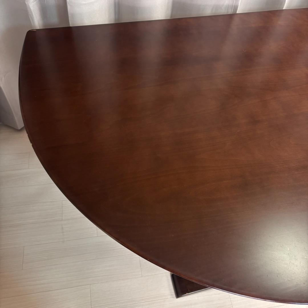 カリモク　半円　ダイニングテーブル