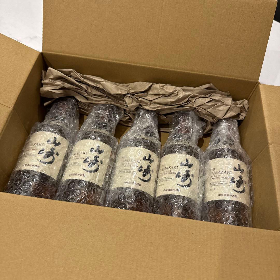 【未開封】サントリー ウイスキー 山崎 180ml 5本セット