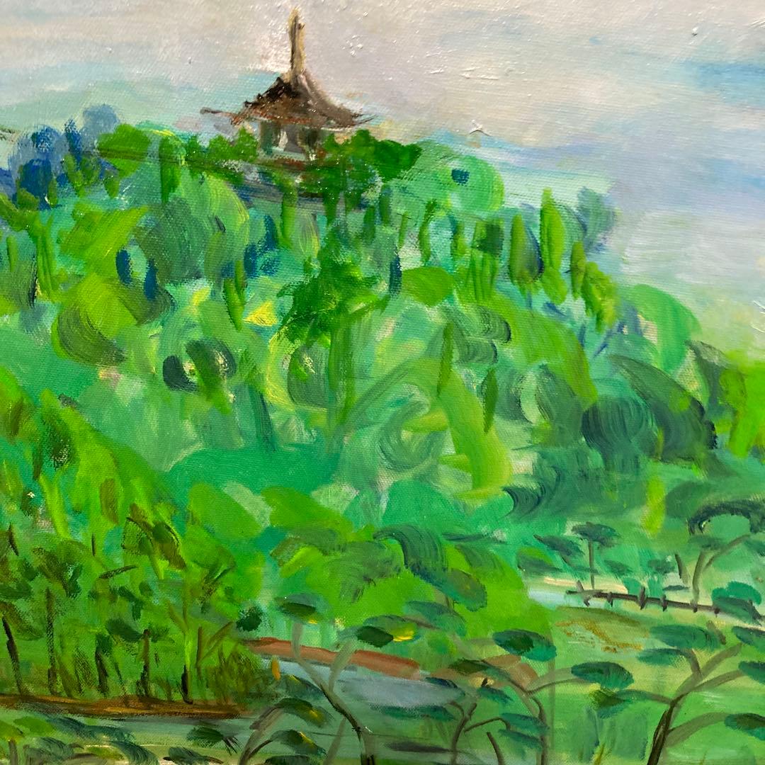 風景画 油彩 約53×45cm