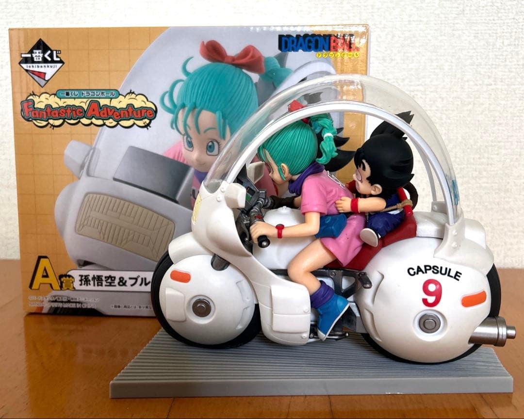 一番くじ　ドラゴンボール　A賞孫悟空&ブルマバイクフィギュア