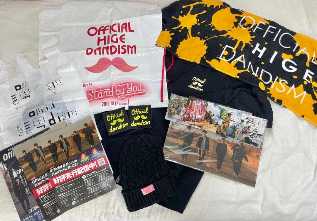 Official髭男dism グッズ　初期　ニット帽　パーカー　髭男　サイン