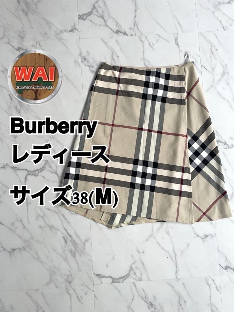 Burberry レディース ひざ丈スカート 38(M) チェック柄