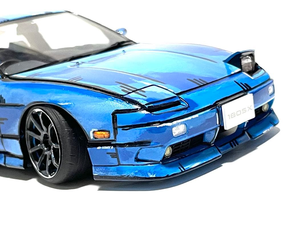 アオシマ1/24⬛︎180SXアート風オリジナル仕様⬛︎完成品