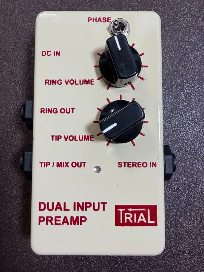 ギター TRIAL DUAL INPUT PREAMP