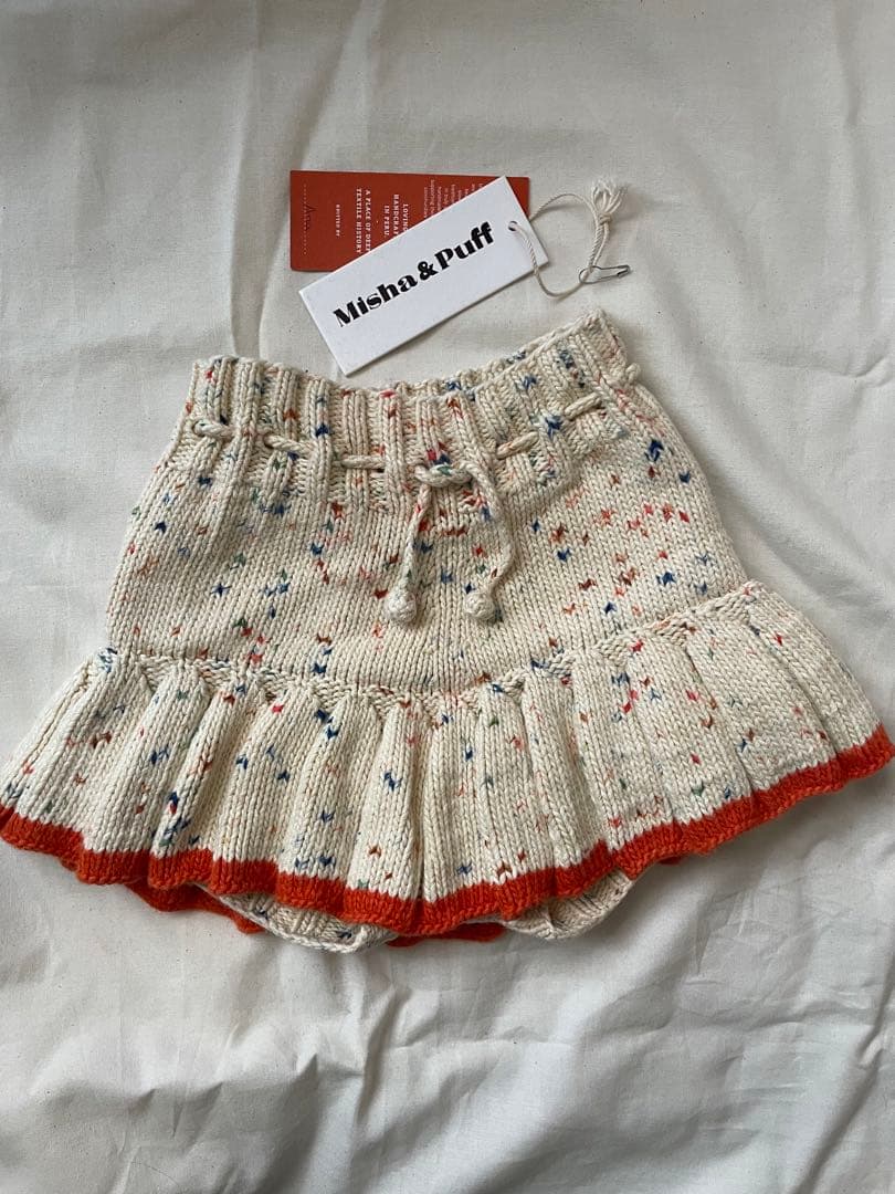 Misha & Puff ニットフリルスカート5y スケポン
