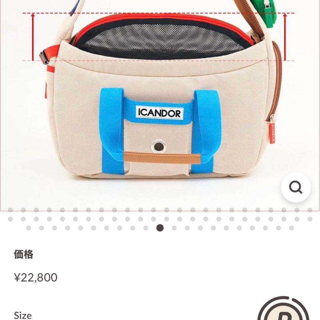 ICANDOR キャリーバッグ ベージュMサイズ