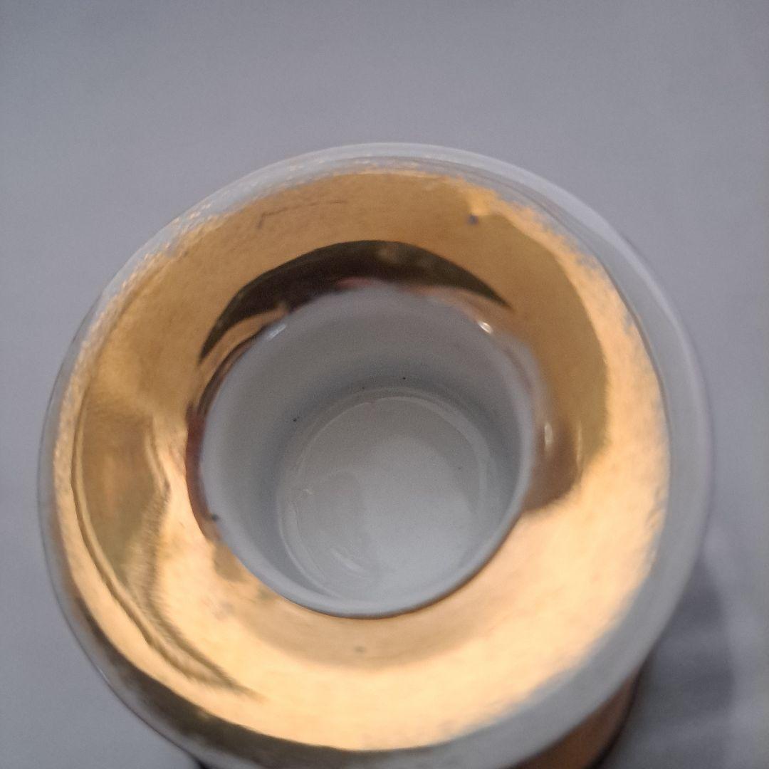 オールドノリタケ　キャンドル立て　１９３３年 　本金金彩色絵　砂漠ラクダ文