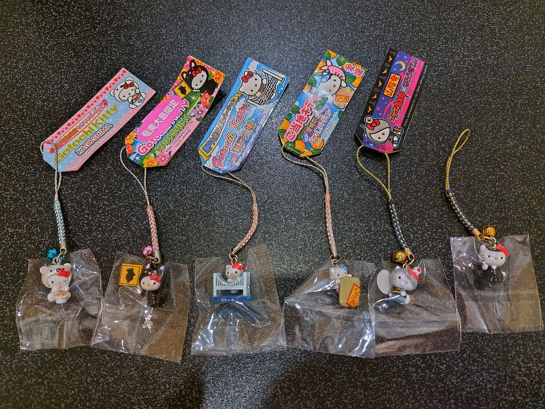 ハローキティ ご当地キティ 根付けストラップ、キーホルダー まとめ売り
