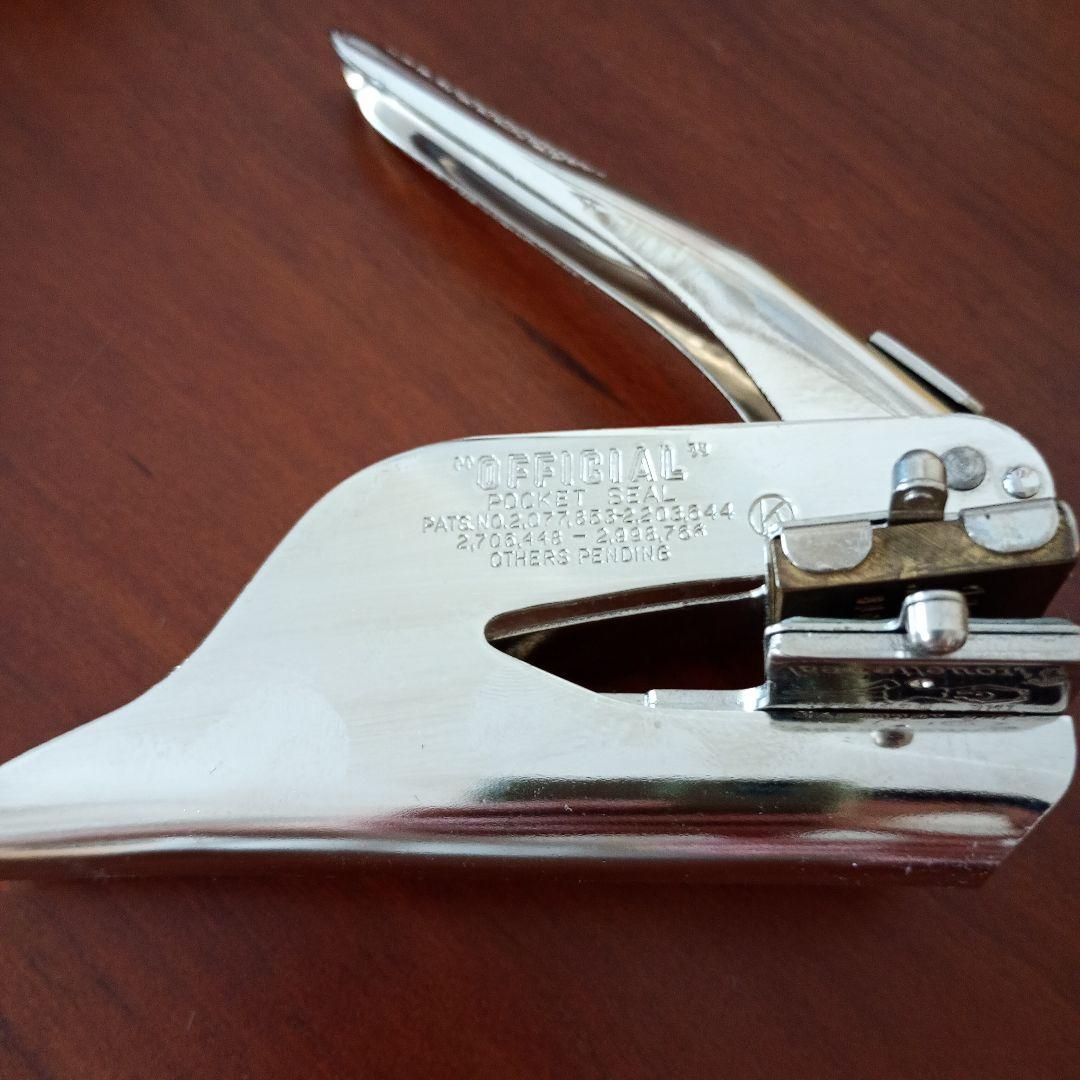 アメリカ ヴィンテージ エンボッサー スタンプ 01258