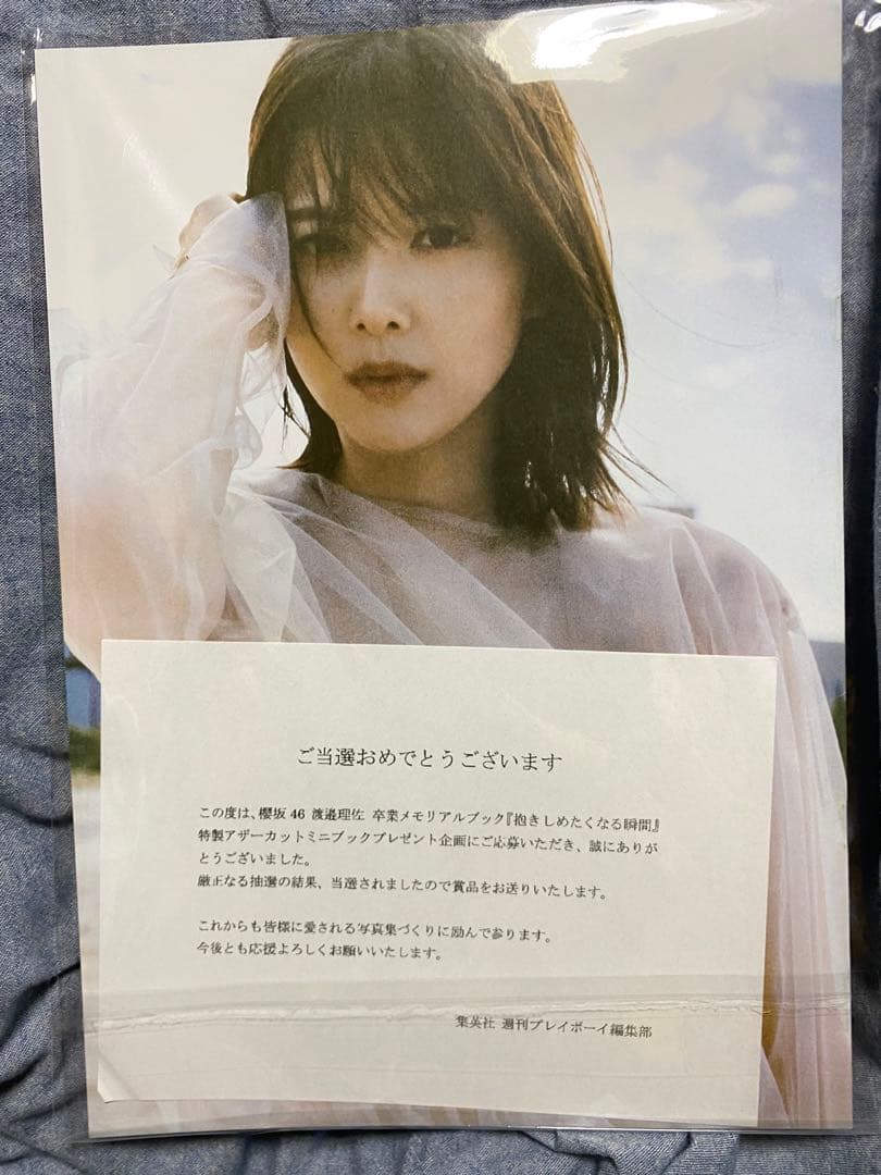 元櫻坂46 渡邉理佐 卒業メモリアルブック・アザーカットミニブック