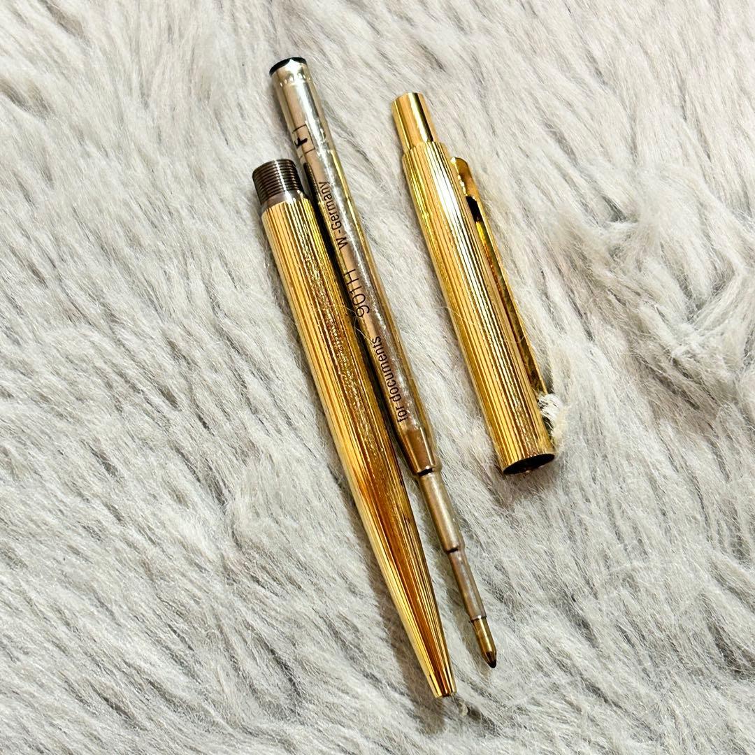 MontBlanc モンブラン ノック式 ゴールド 金 ボールペン