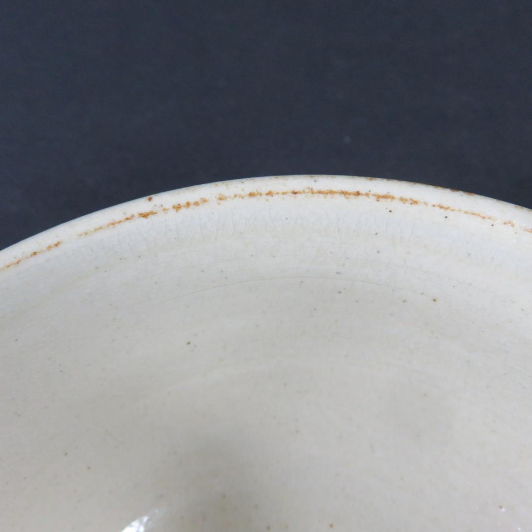 茶碗 花 秋草 翡保作 木箱 共箱 在銘 抹茶碗 茶器 茶道具 茶の湯