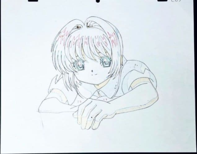 劇場版カードキャプターさくら　セル画　動画　背景コピー　レイアウトコピー　セット