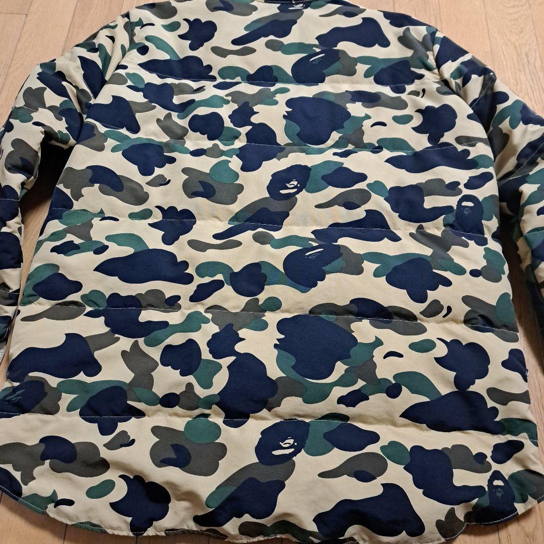 A BATHING APE　アベイシングエイプ　カモフラ　ダウンジャケット
