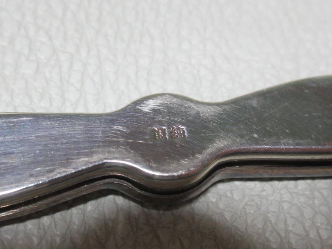 極希少◆愛国号三式戦「飛燕」島津製作所 陸軍献納機記念 純銀製 戦闘機型楊枝入れ