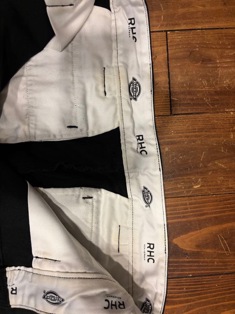 ロンハーマン別注　Dickies ブラック チノパン