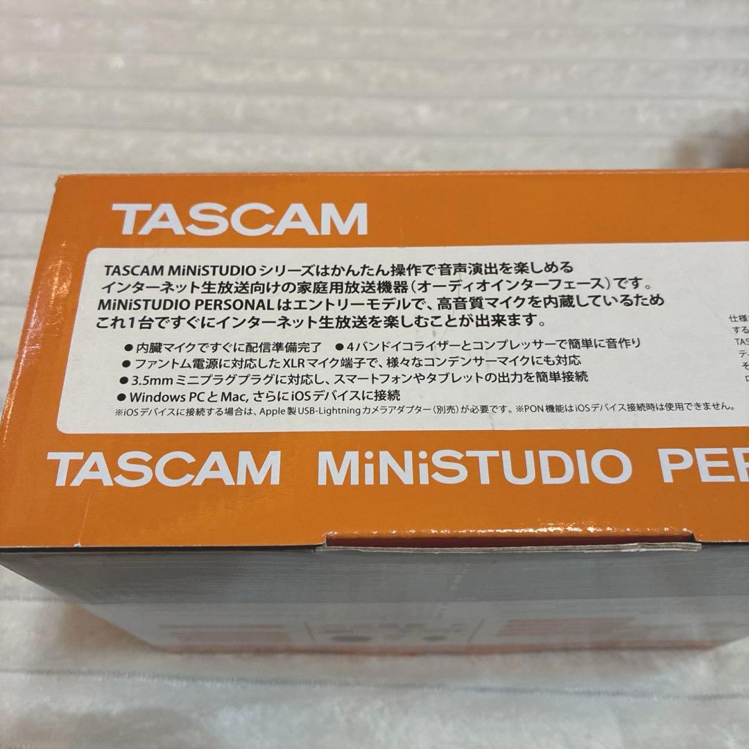 【美品】 ミキサー 配信 TASCAM タスカム スマホ配信セット マイク 配線