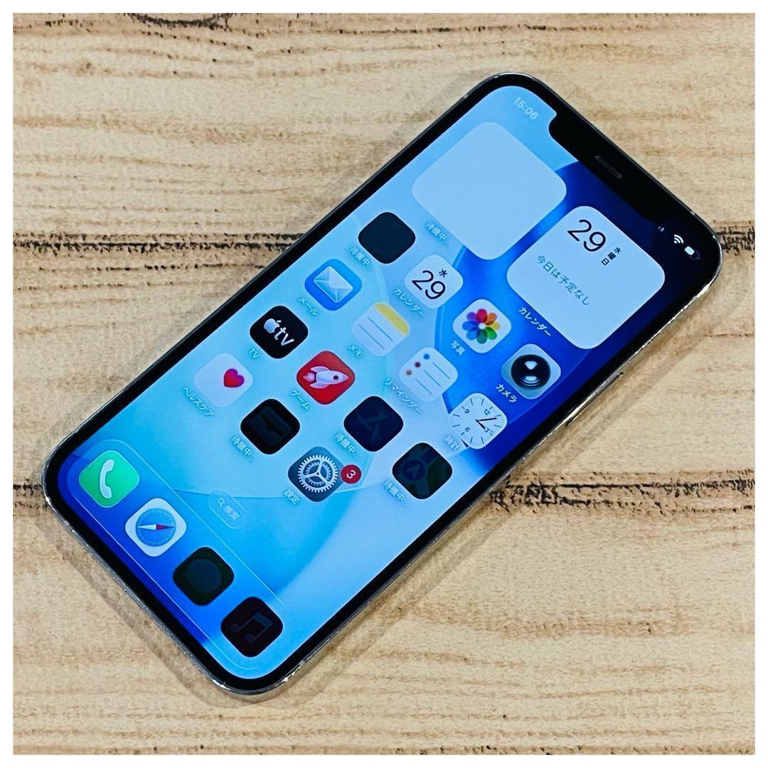 【大感謝祭】iPhone12Pro シルバー 256GB SIMフリー 100%