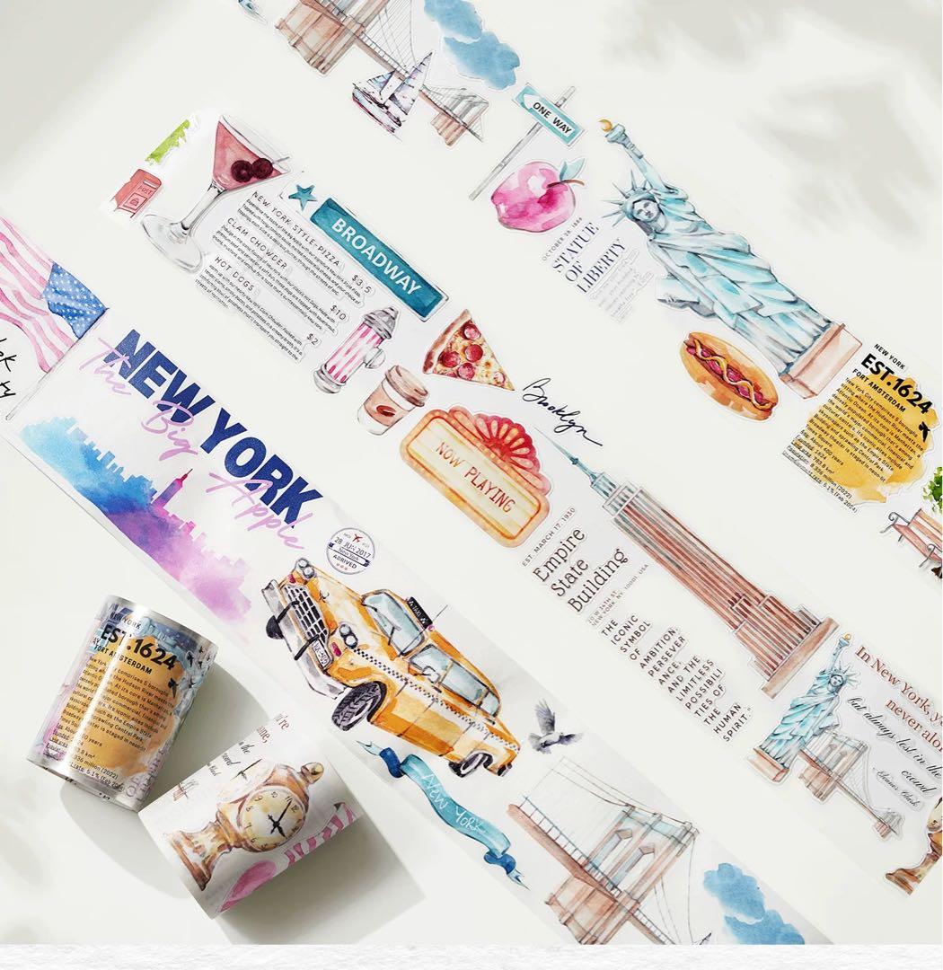 WT《纽约夜曲》海外マスキングテープ　マステ 【1940】