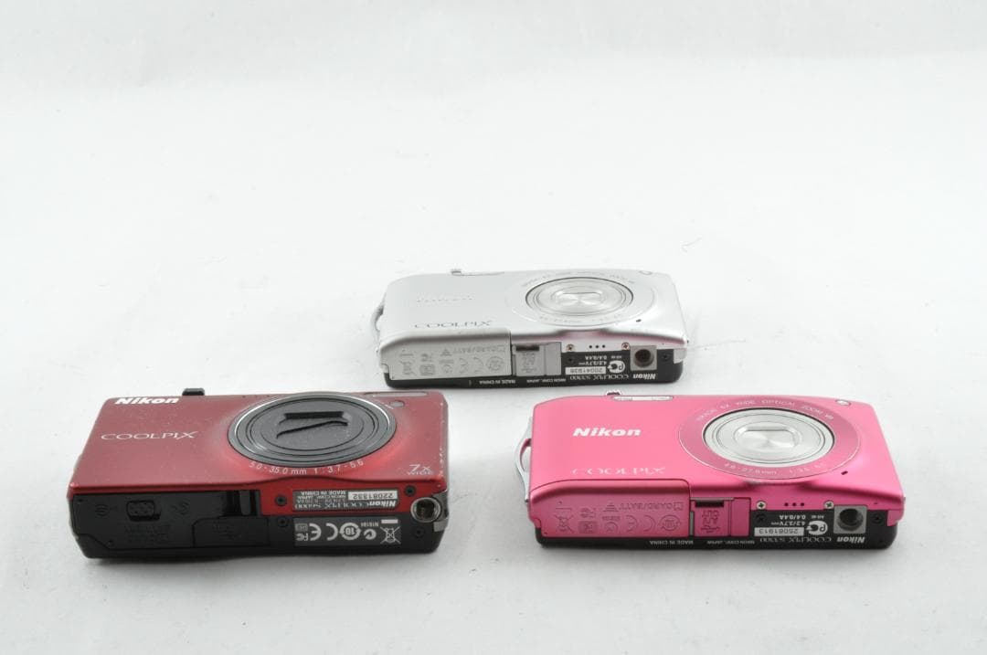 ジャンク　Nikon COOLPIX デジタルカメラ 3色セット