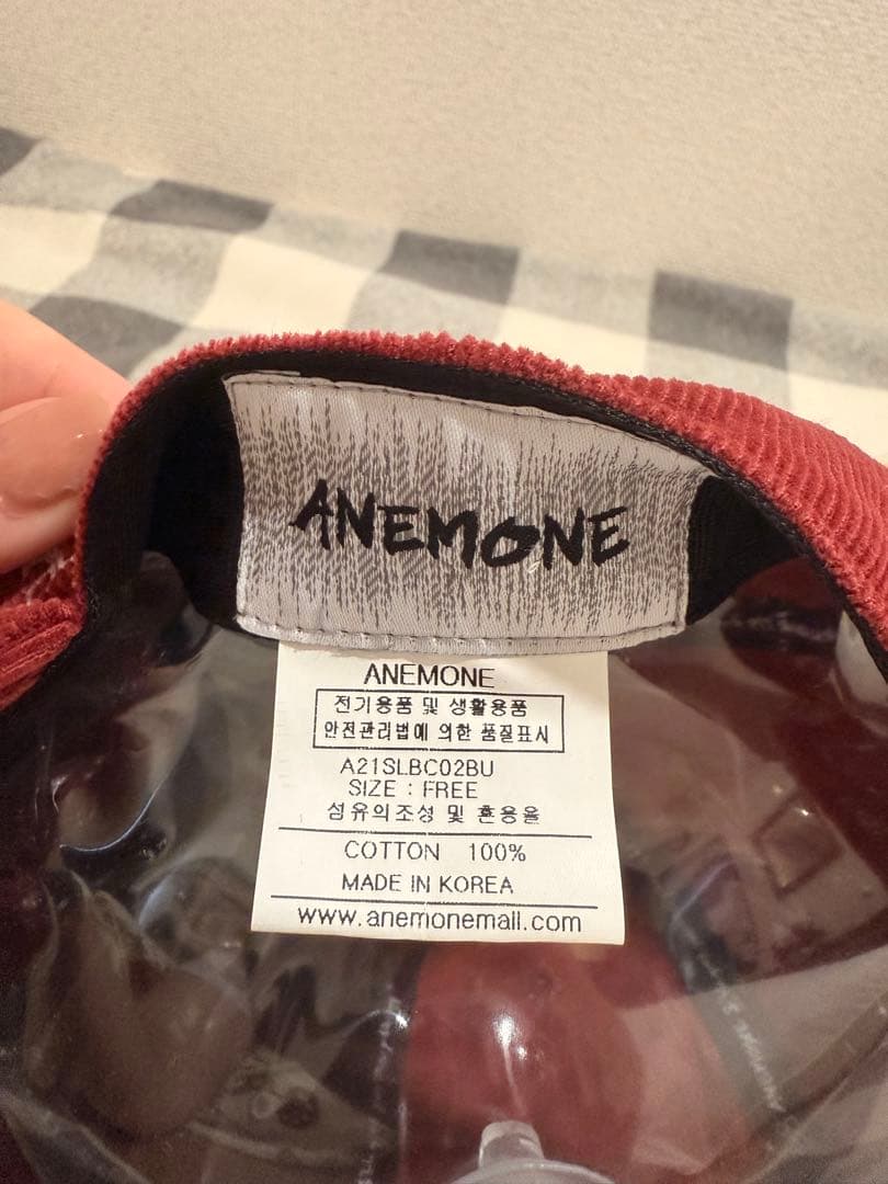 【新品未使用/匿名配送】ウニョク ANEMONE 限定キャップ