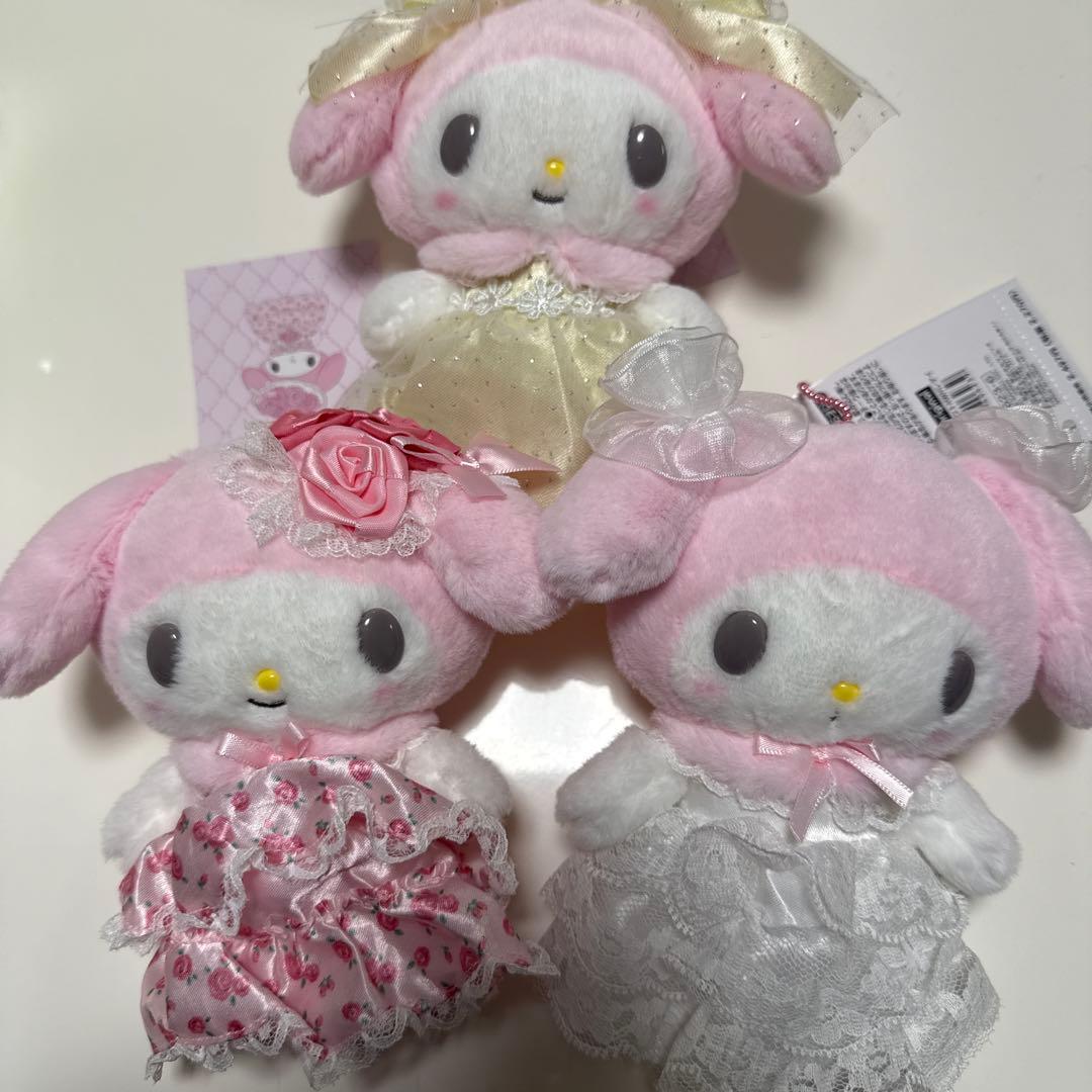マスコットホルダー　マイメロディ　3セット