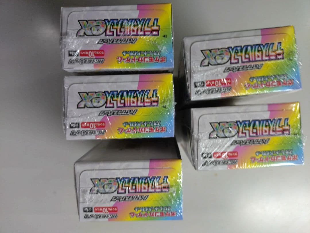ポケモンカード テラスタルフェスex BOX シュリンク付き 5ボックス　未開封