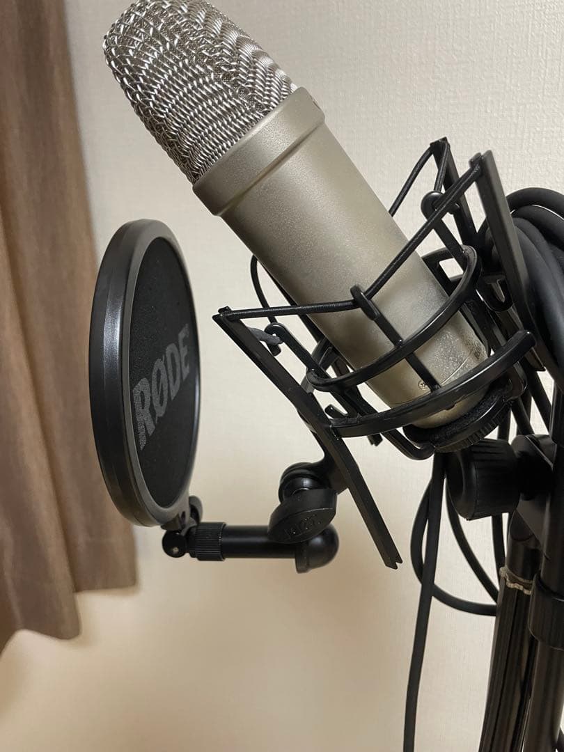 RODE コンデンサーマイク ポップフィルター付き