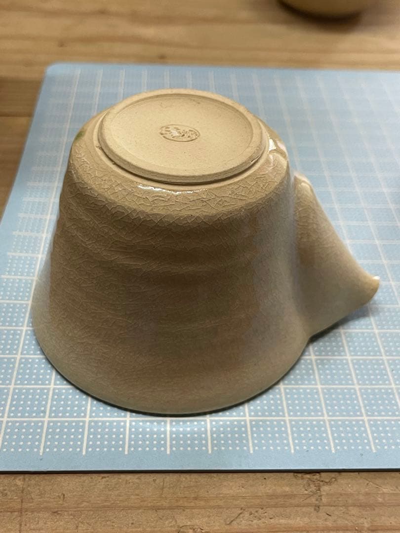 崇峰山窯　三浦崇男　萩焼　煎茶器【m1124 茶道具　骨董品　茶器　茶道 】