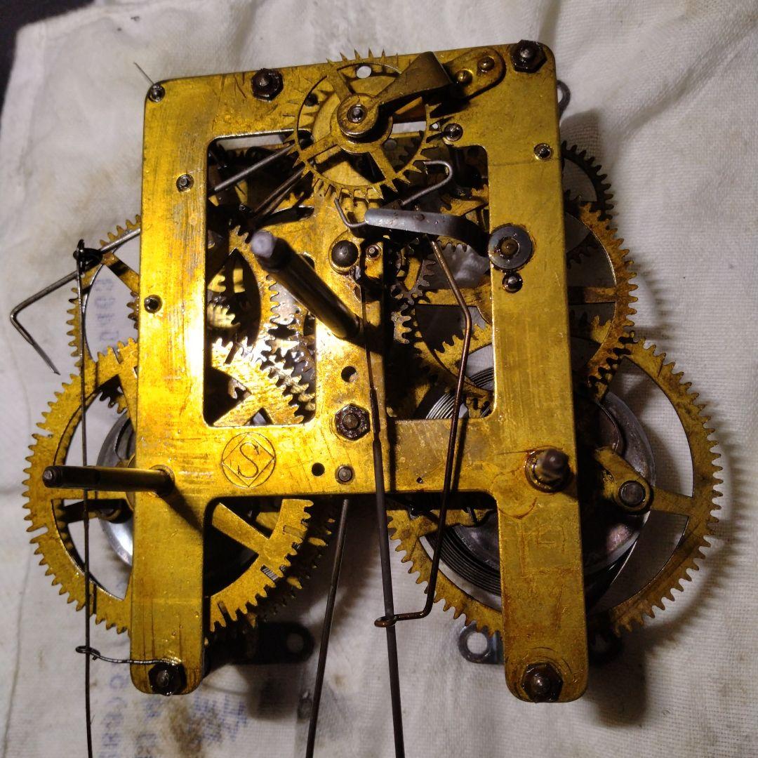 値下！精工舎SEIKO 大正五年八角形振り子時計 分解簡易整備注油済 動作良好品