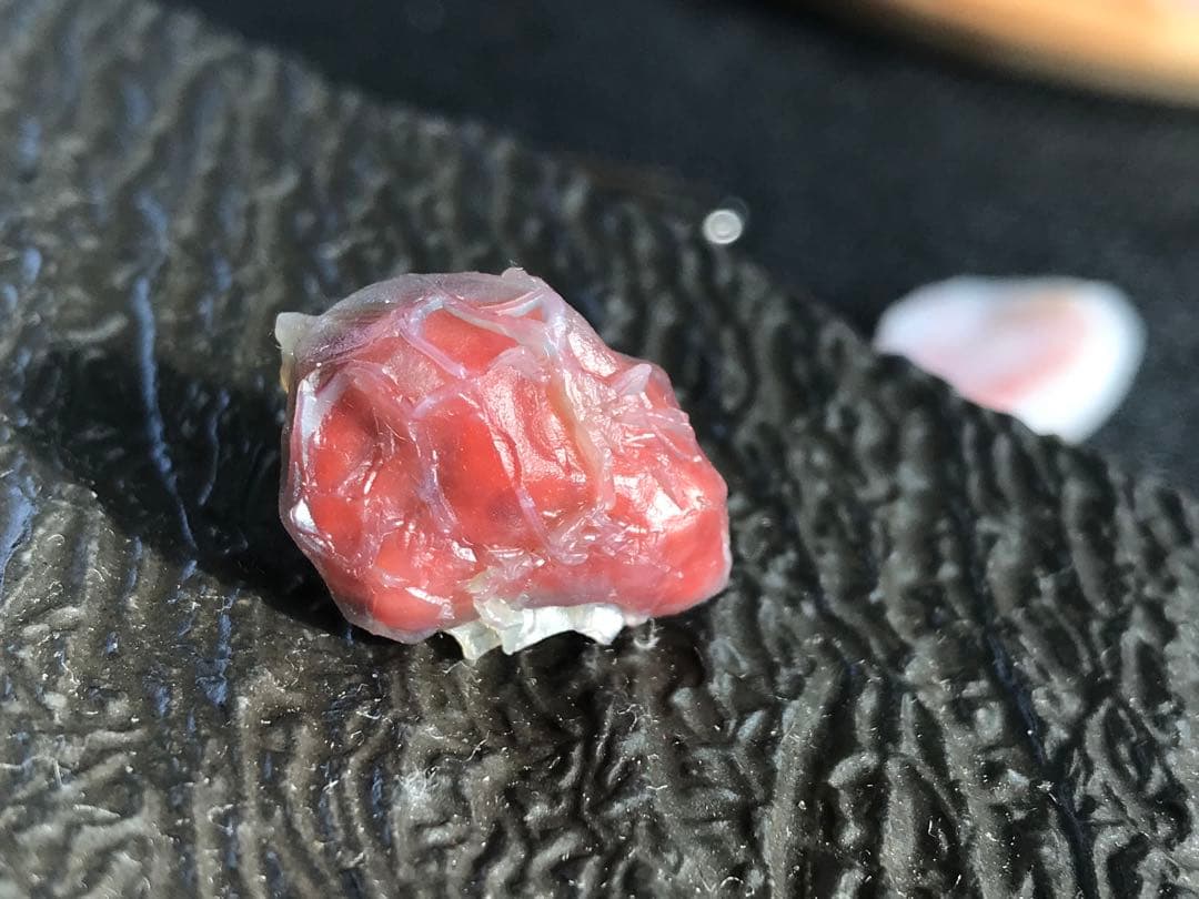 ゴビ石−1079 ゴビ瑪瑙　地表　黒山瑪瑙　『心臓』