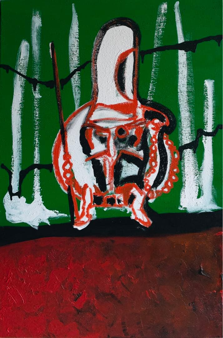 七福神　アート　アクリル作品7枚