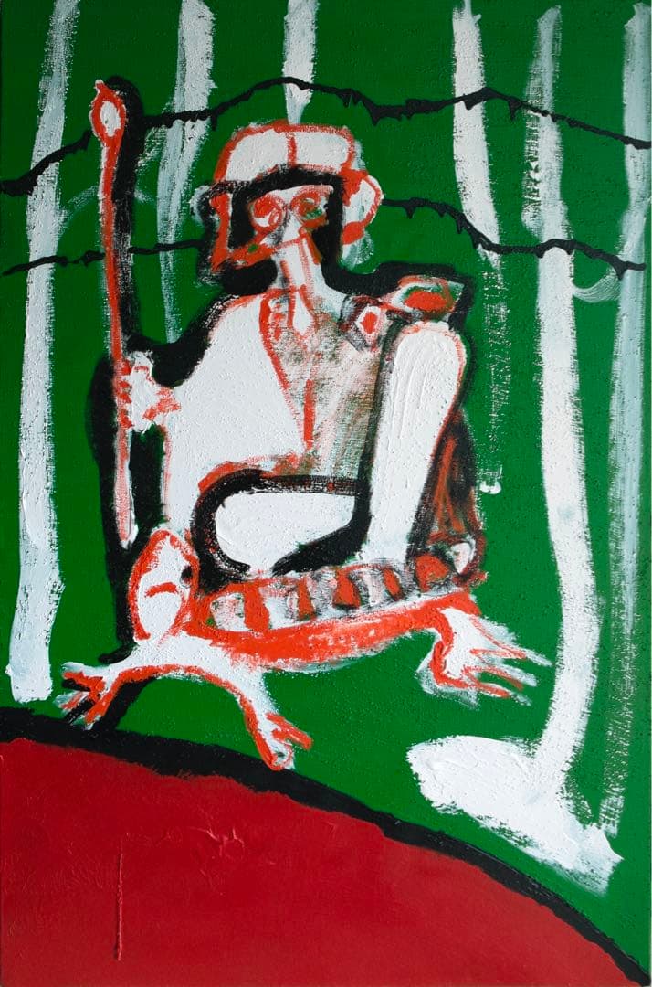 七福神　アート　アクリル作品7枚